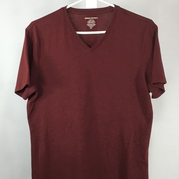 Banana Republic Other - Banana Republic Dark Red Tee
